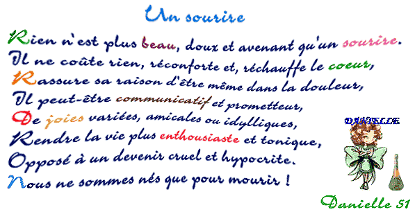 une sourire